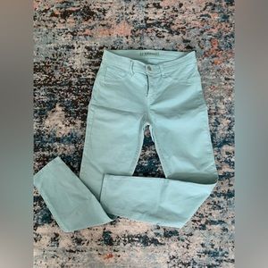 J Brand pants , color; juniper skinny leg Capri style#835k120 size 28 ,
